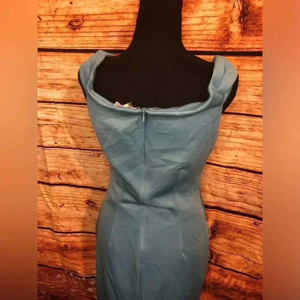 VENUS Women’s asymmetrical dress light blue - Picture 7 of 15
